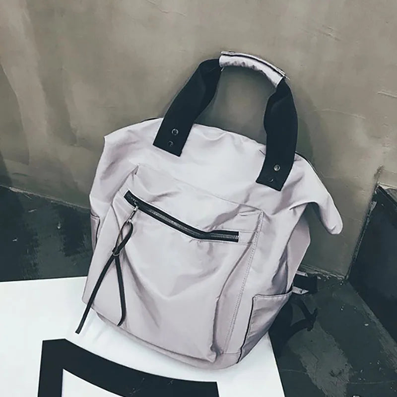 Women Casual Backpacks Nylon High Capacity Back To School Bag