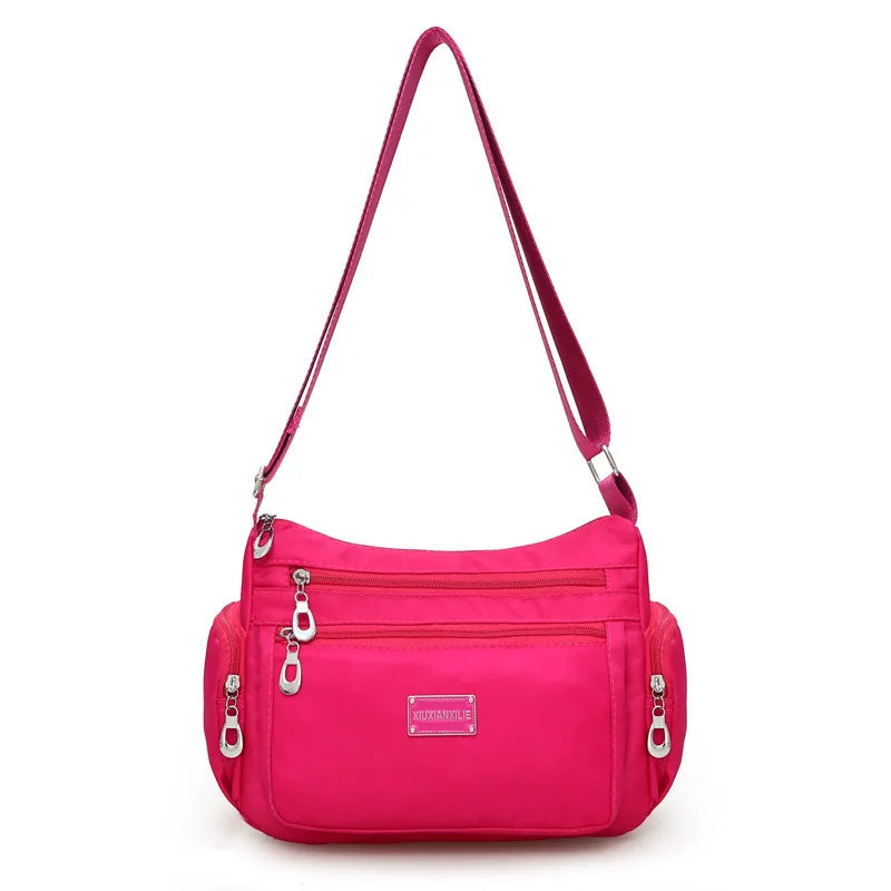 Women Casual Messenger Bag Waterproof Nylon Shoulder Large Capacity Handbags Tot