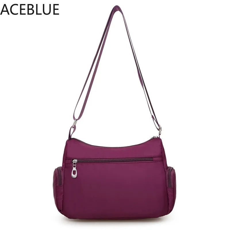 Women Casual Messenger Bag Waterproof Nylon Shoulder Large Capacity Handbags Tot