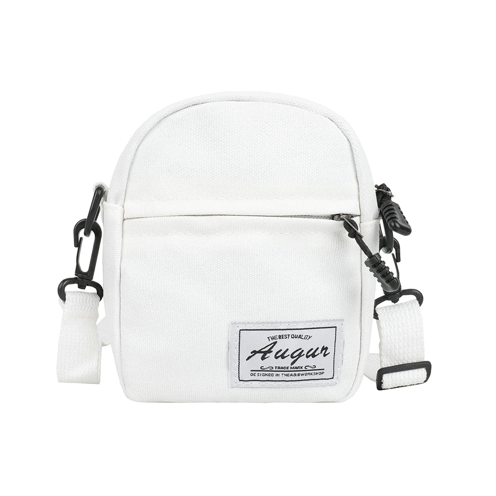 Women Casual Canvas Patchwork Mini Shoulder Messenger Bag Ladies Wallet