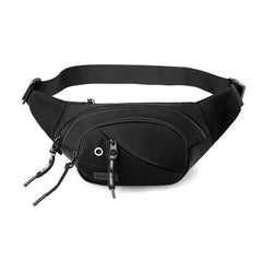 Women Nylon Chest Bags Sports Waist Packs Crossbody Bags