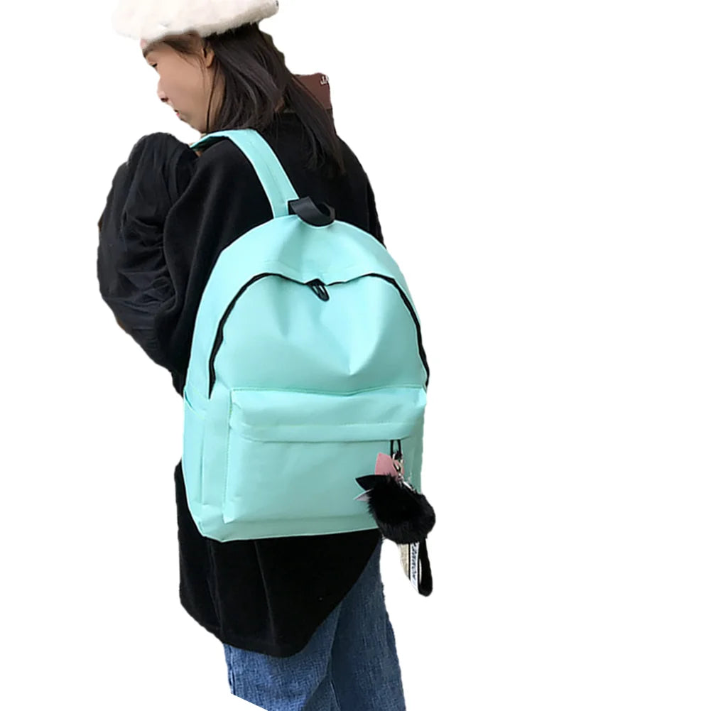 Women Canvas Backpack Travel School Bag Harajuku Shoulder Bag