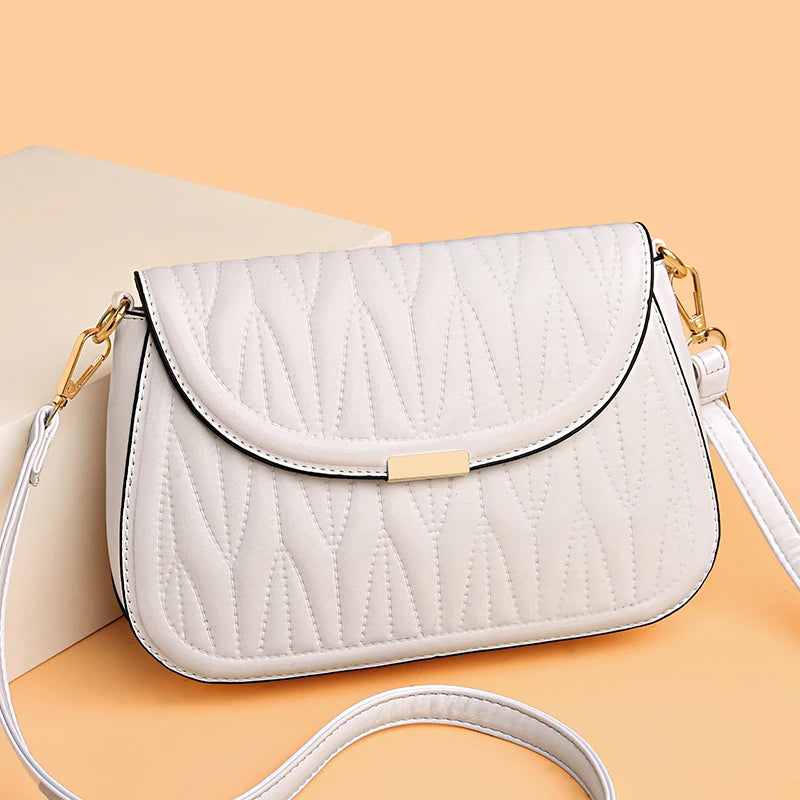 Women Casual Satchels Wide Straps Bag Handbag 100% cowhide High capacity Bags Fo
