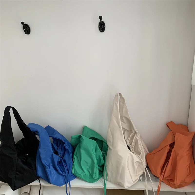 Women Large Capacity Crossbody Bag Solid Tote Bag Travel Handbag