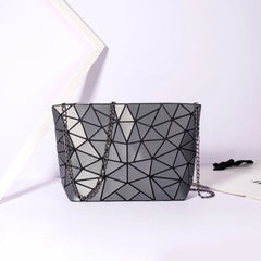 Geometric Folding Shoulder Bag for Women Crossbody Clutch Evening Bag