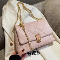 Women Chain Shoulder Cross Body Bags Small Purses High Soft PU Leather