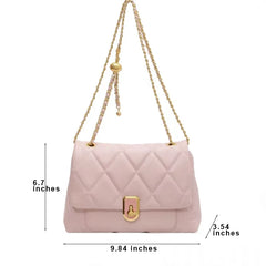 Women Chain Shoulder Cross Body Bags Small Purses High Soft PU Leather