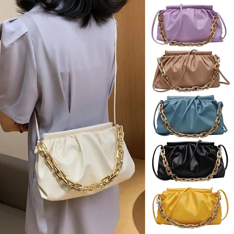 Soft Leather Crossbody Bag Handbag Purse Clutches