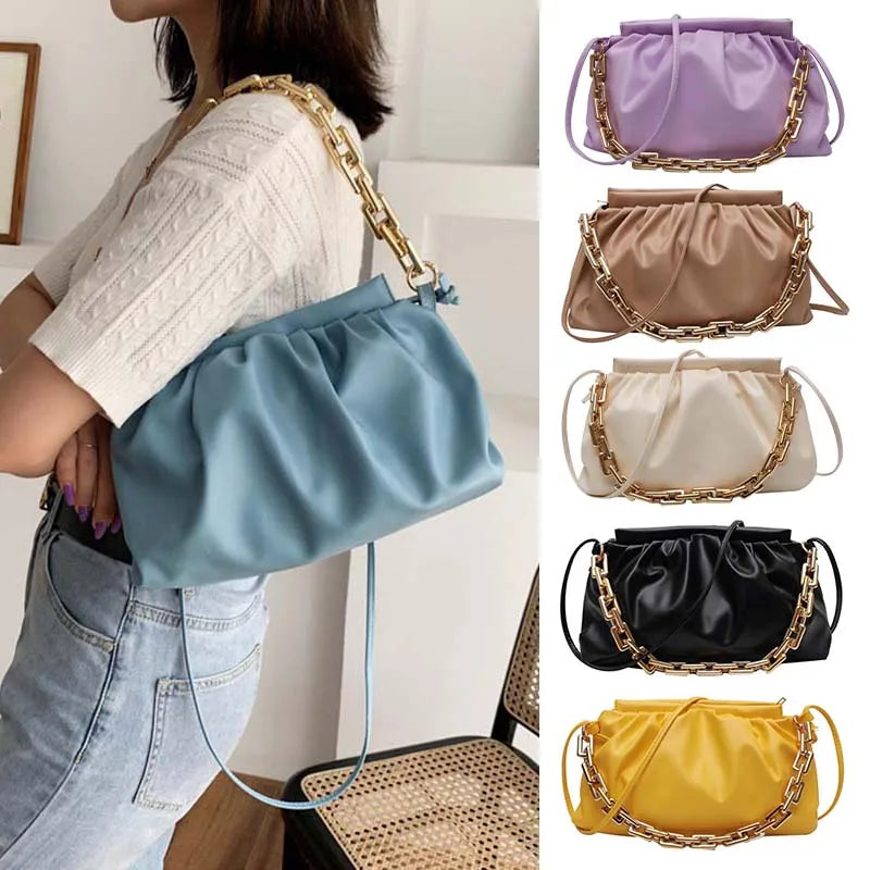 Soft Leather Crossbody Bag Handbag Purse Clutches