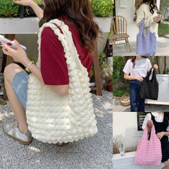 Women Cloud Bubbles Shoulder Bag Handbag