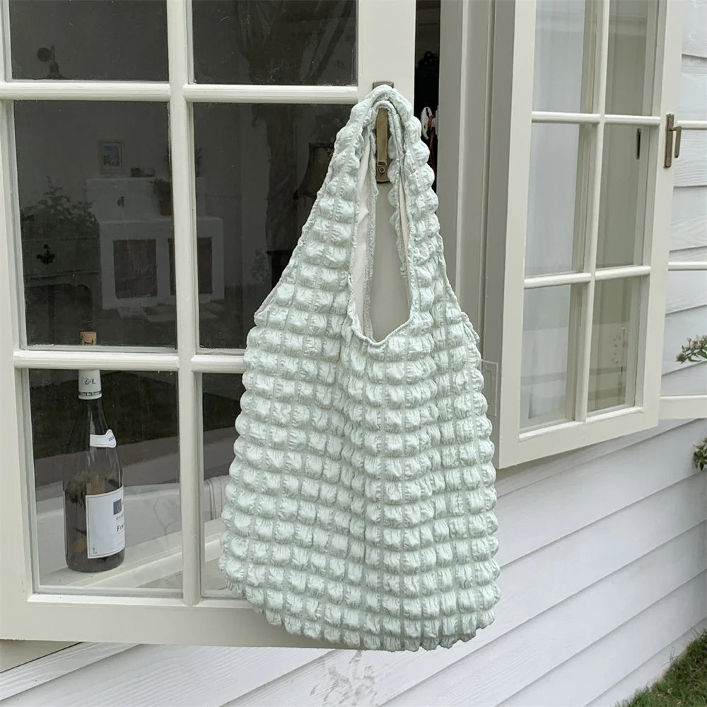 Women Cloud Bubbles Shoulder Bag Handbag