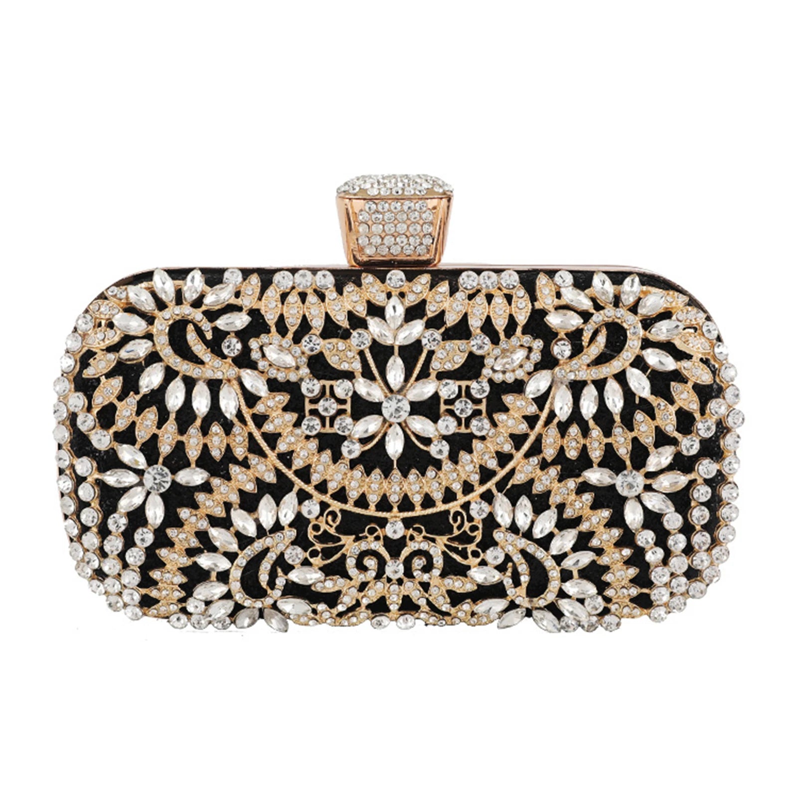 Women Clutch Bag Wedding Evening Party Purse Chain Handbag Glitter