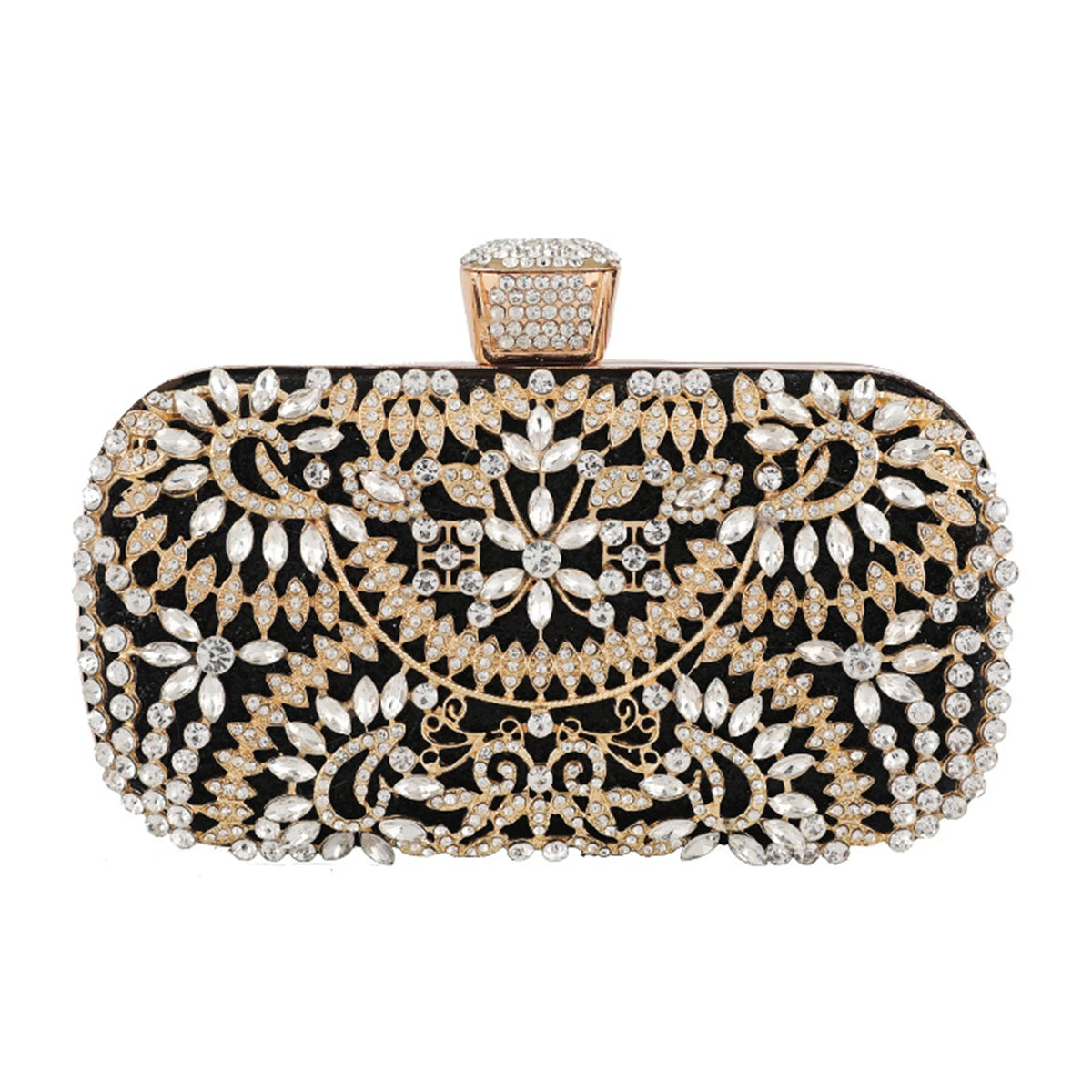 Women Clutch Bag Wedding Evening Party Purse Chain Handbag Glitter