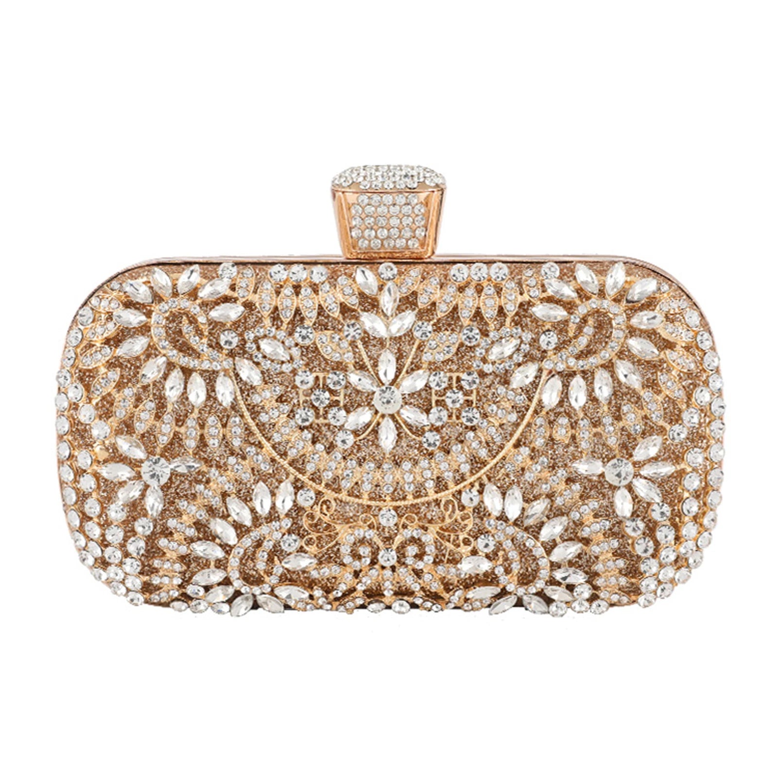 Women Clutch Bag Wedding Evening Party Purse Chain Handbag Glitter