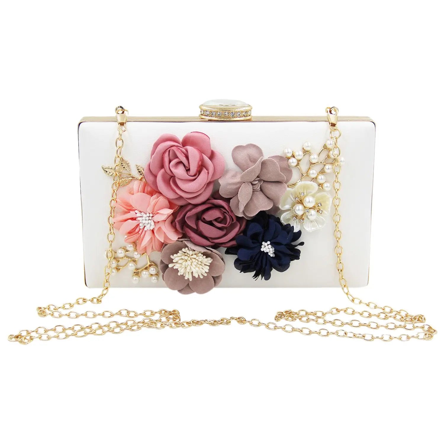Floral Party Purse Wedding Evening Handbag Clutch Bag