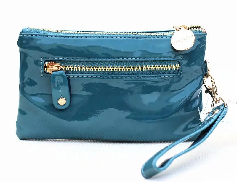 Leather Envelope Clutch Purse Women's Evening Bag