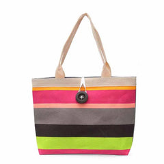 Women Corduroy Tote Bag Foldable Reusable Shopping Handbag
