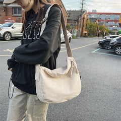 Women Corduroy Medium Size Pouch Sling Bag