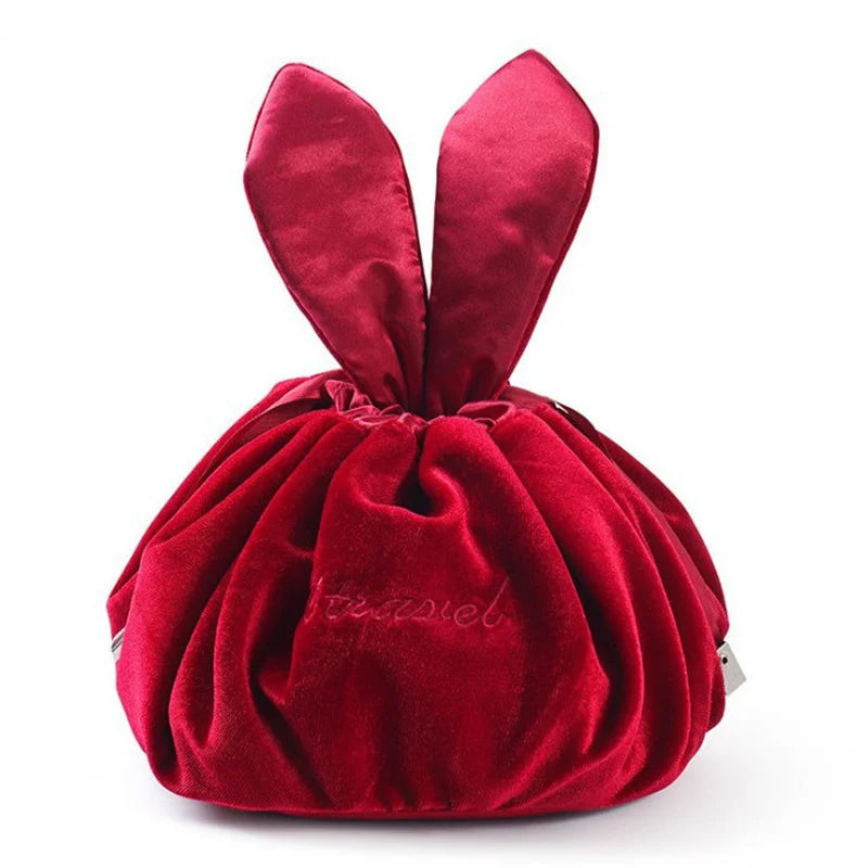 Velvet Rabbit Bunny Makeup Bag Organizer Pouch
