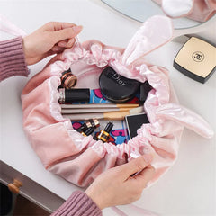 Velvet Rabbit Bunny Makeup Bag Organizer Pouch