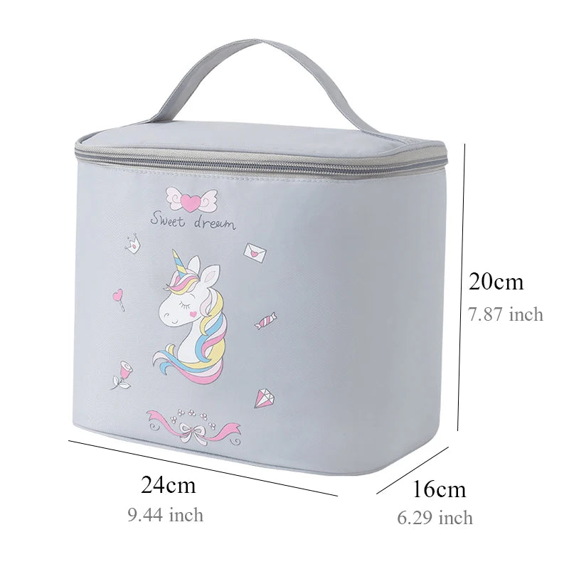 Large Capacity Women Cosmetic Bag Waterproof Makeup Case Travel Organizer