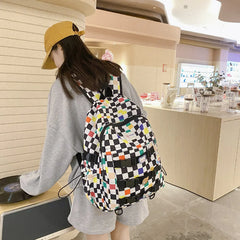 Cotton Backpack Travel Mochila College School Bag Laptop Bagpack Bookbag