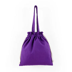 Large Capacity Cotton Drawstring Bag for Women
