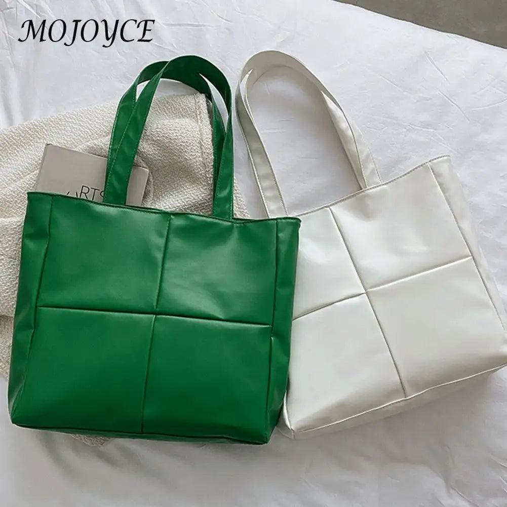 Women Cotton Padded Shoulder Bag Retro Bag