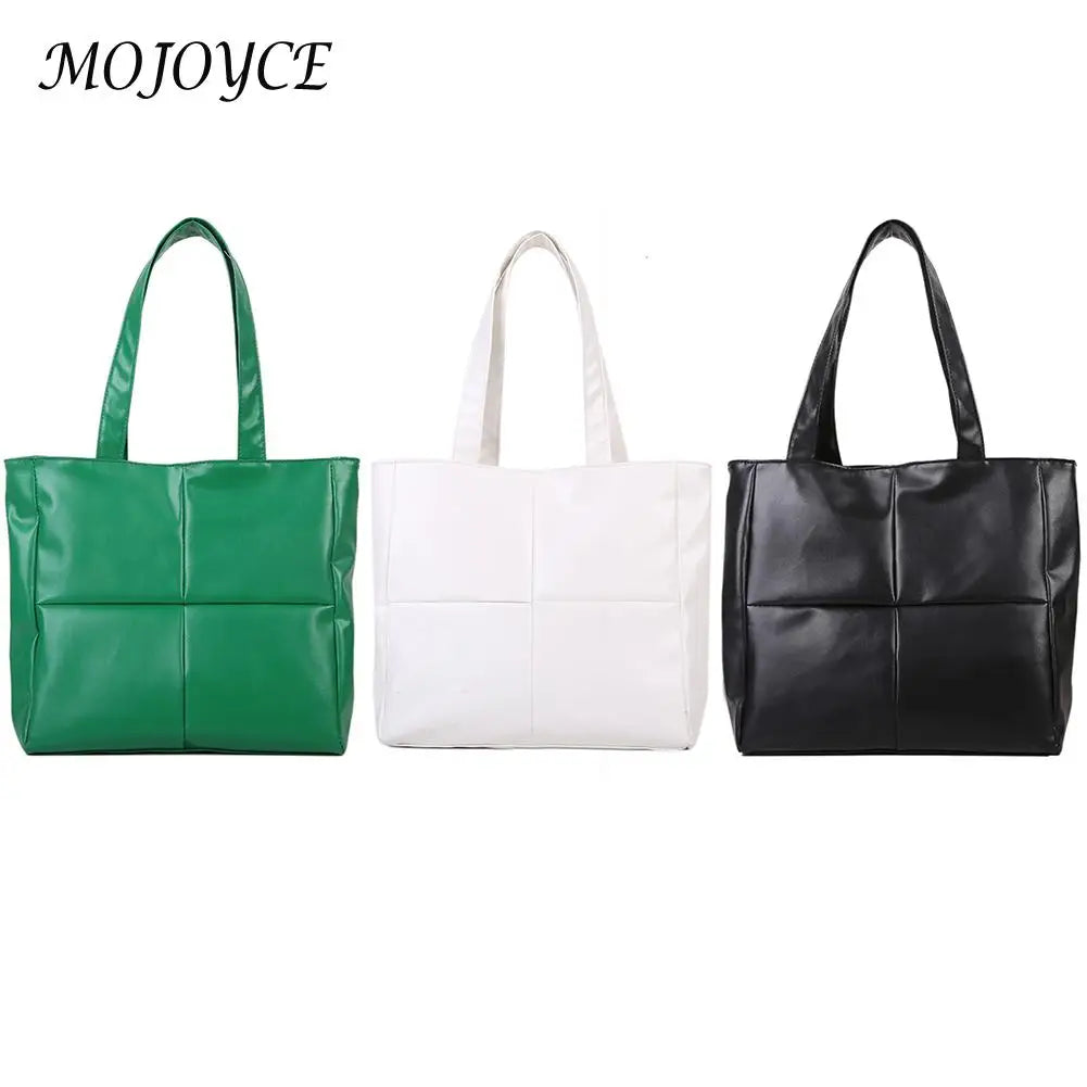 Women Cotton Padded Shoulder Bag Retro Bag