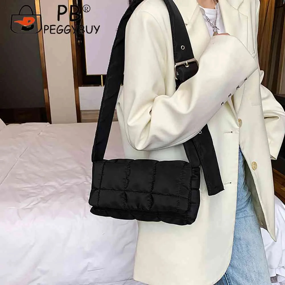 Soft Shoulder Bag Underarm Phone Clutch High Nylon Senior Bag