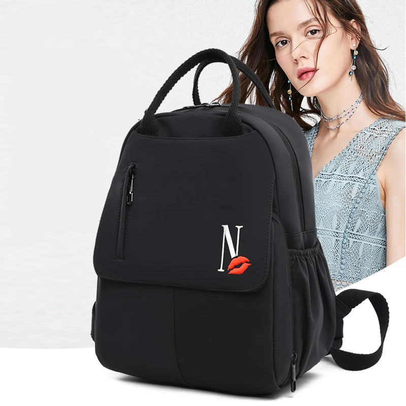 Women Crossbody Bag Oxford Wide strap Messenger Bags Soft