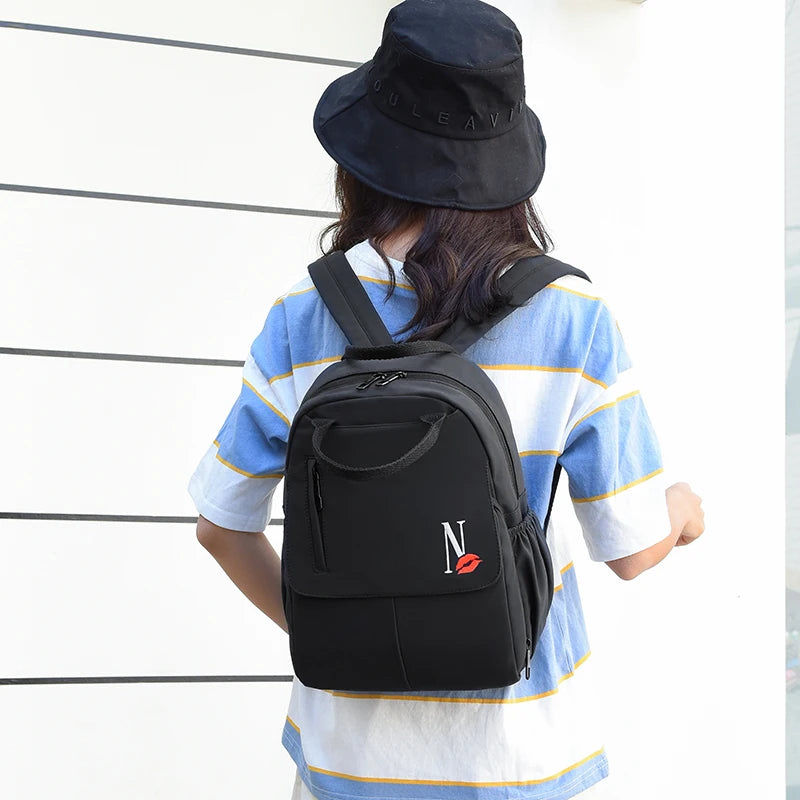 Women Crossbody Bag Oxford Wide strap Messenger Bags Soft