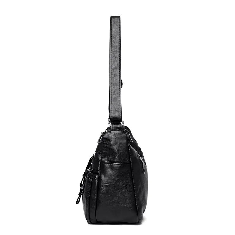Women Crossbody Bag Soft Faux Leather Lightweight Shoulder Bag
