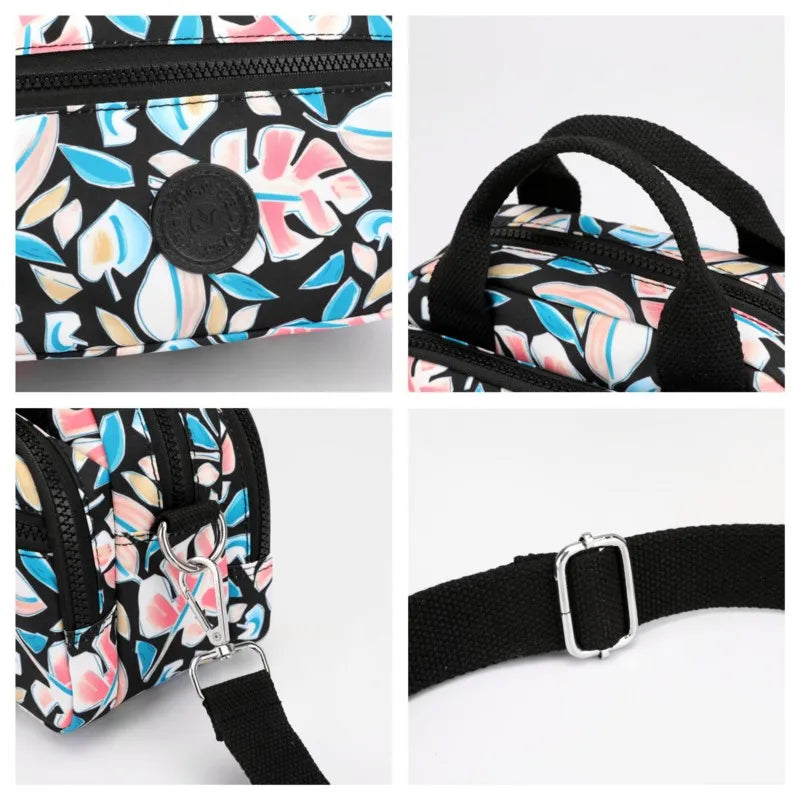 Nylon Crossbody Shoulder Bag Women's Messenger Purse Handbag