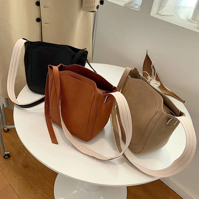 Vintage Crossbody Bag for Women Brown