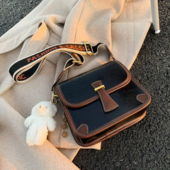 Vintage Saddle Purse Crossbody Bag Business Flap Shoulder Messenger