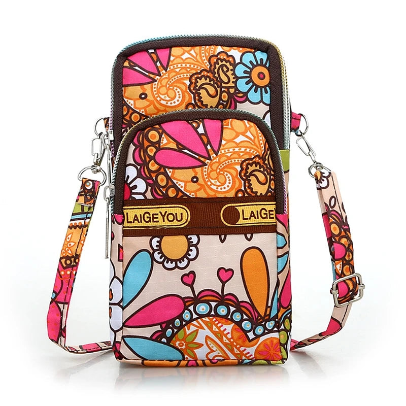Women Crossbody Mobile Phone Shoulder Bag Pouch for Case Belt Handbag