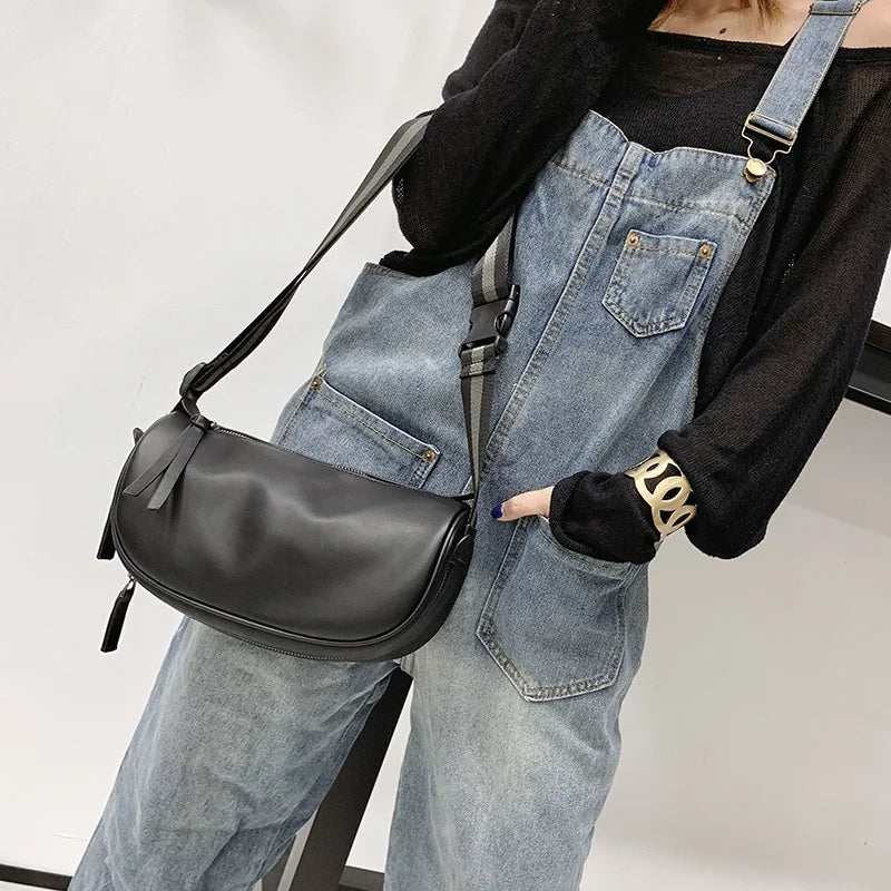 Women Crossbody Shoulder Bag Soft Leather Waist Packs