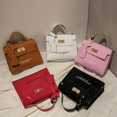 Women Crossbody Shoulder Bag Leather Kelly Small Square Bag
