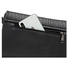 Women Crossbody Shoulder Bag 2 Layer Flap Messenger Bags