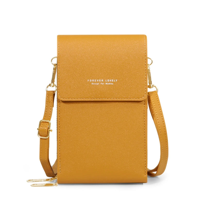 Women Crossbody Shoulder Bags Wallets Touch Screen Phone Purse