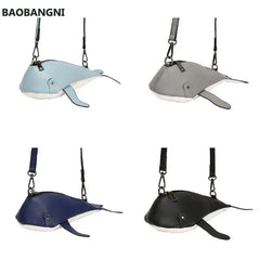 Women Whale Shape Handbag Shoulder Crossbody Bag Satchel Purse