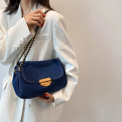 Women Denim Shoulder Bag Canvas Tote Handbags Large Vintage Crossbody Travel
