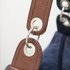Women Denim Tote Bag Large Capacity Top Handle Bag
