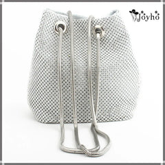Women Rhinestone Shoulder Bag Diamond Handbag Wedding Clutch Crossbody Purse