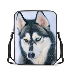 Women Dog Pug Crossbody Bag Mini Small Square Messenger Envelope Wallet