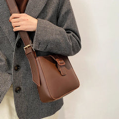 Women Shoulder Bags Solid Square Office Ladies All Match Ins Vintage Young Style