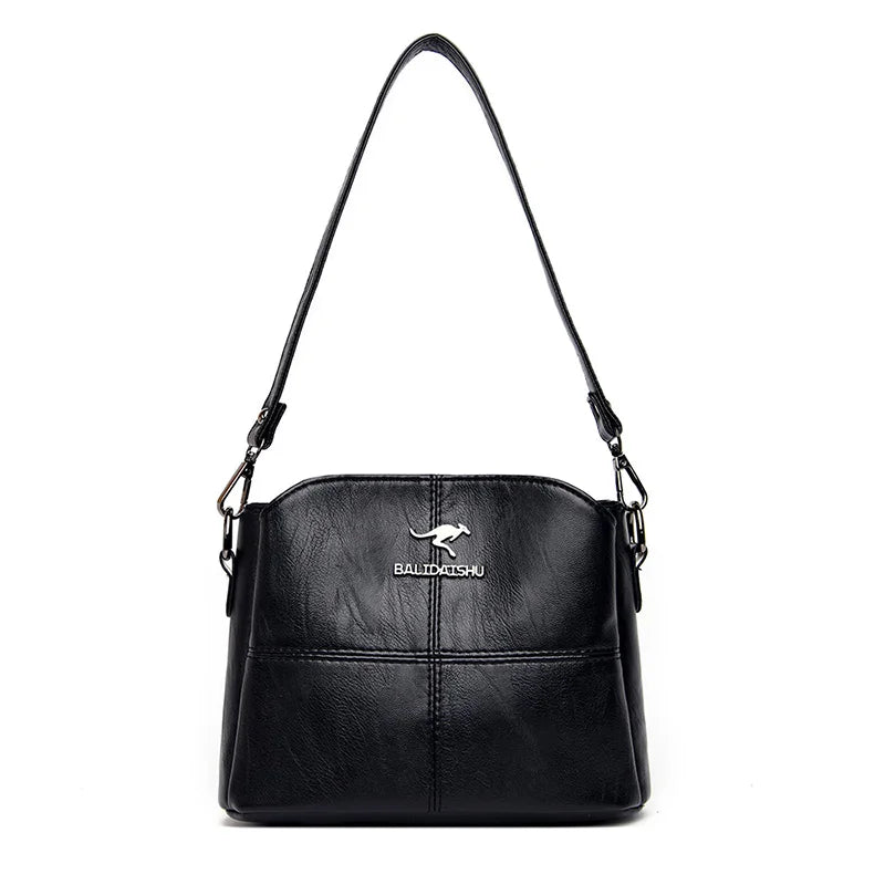 Women Embroidery Tote Bag High Leather Ladies Handbags Women Shoulder Bag