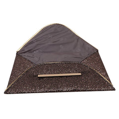 Sparkle Bling Clutch Bag Evening Party Handbag PU Leather Sequin Glitter