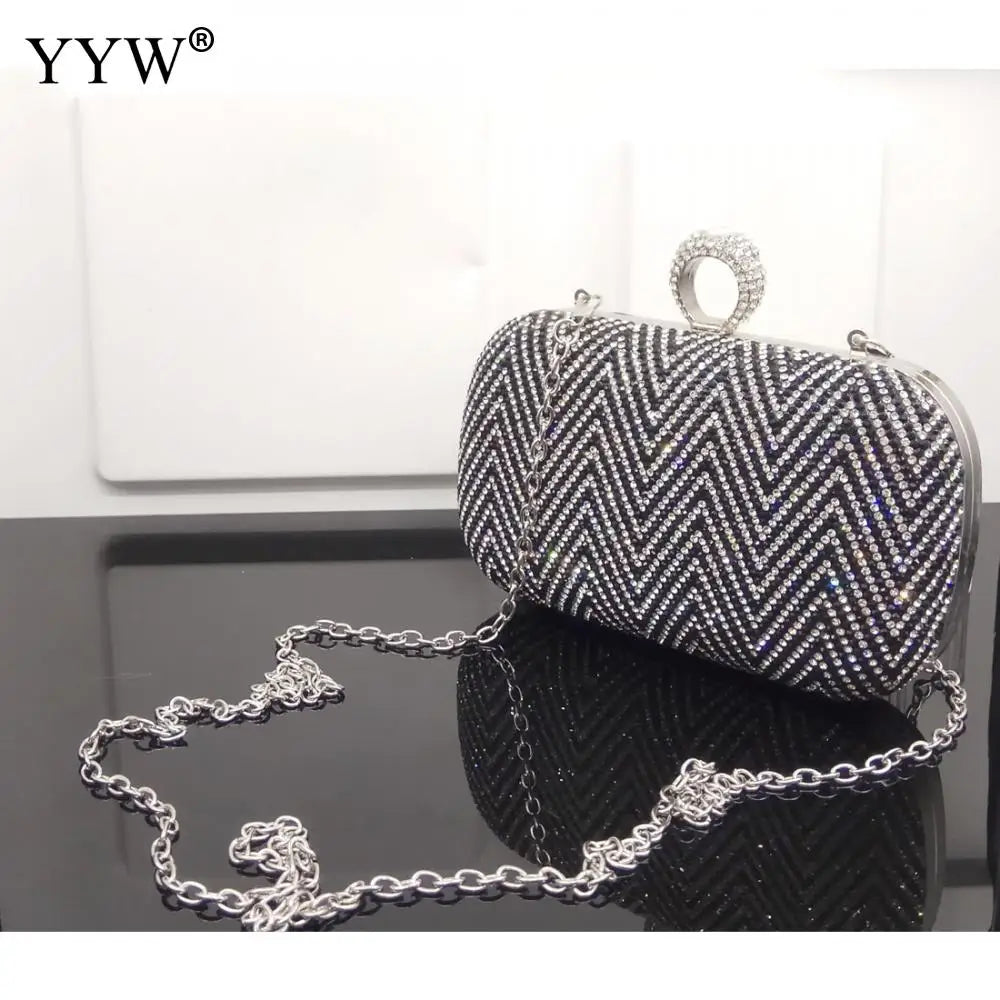 Glitter Party Crossbody Bag Wedding Purse Vintage Clutch